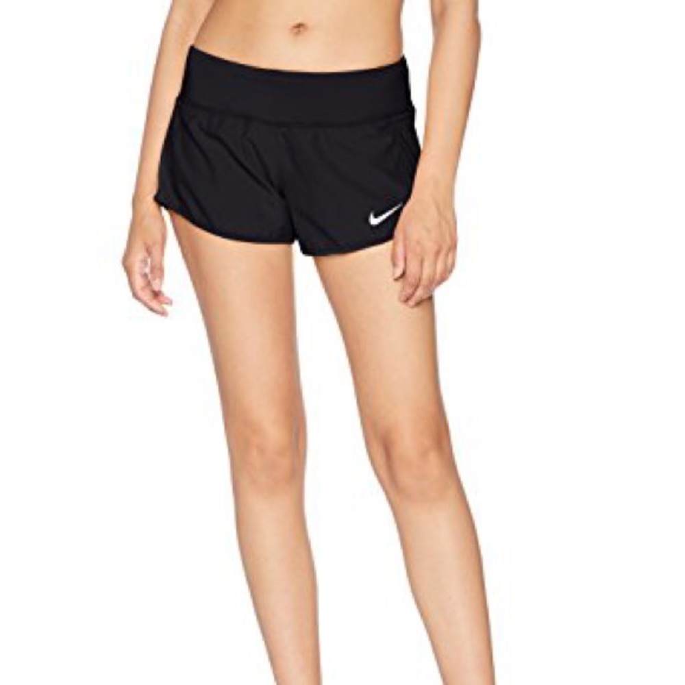 black nike crew shorts
